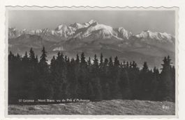 Ansichtskarte St. George Mont Blanc vu du Pré d`Àubonne 1941